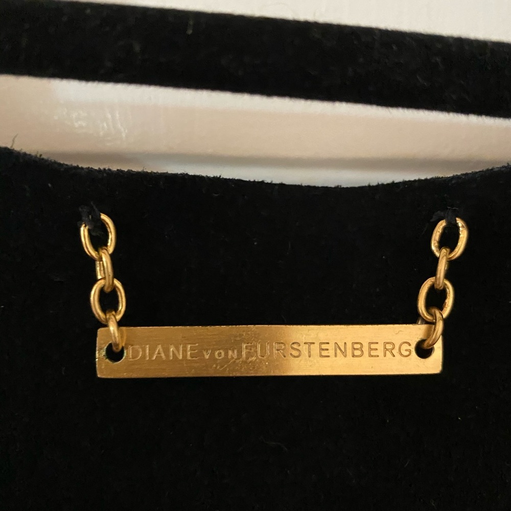 diane von furstenberg vest leather suede - Picture 4 of 8